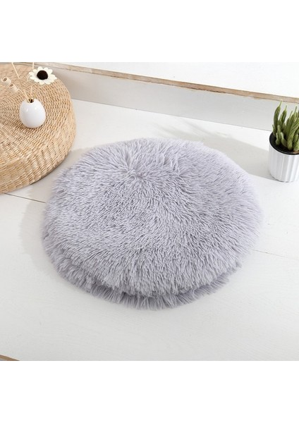 Gri S 40 cm Yuvarlak Taşınabilir Yıkanabilir Kamp Yatağı Köpekler Için Kedi Dinlenme Şezlong Yatak Uyku Yastık Pet Yavru Hamster Ürünleri Evcil Hayvan Yatağı (Yurt Dışından)