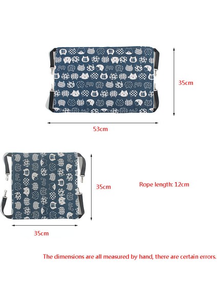 Haki-M Nefes Artı Kadife Pamuk Pet Kedi Hamak Evcil Hayvan Hamak Deniz Yatağı Fare Sincap Evcil Hayvan Malzemeleri Salıncak Kedi Asılı Yuva Malzemeleri (Yurt Dışından) fiyatları