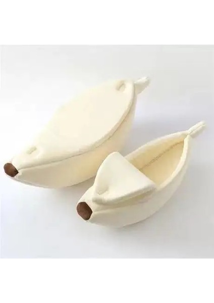 Beyaz S 40X15X10 cm Muz Şekli Pet Köpek Kedi Ev Çöp Yatağı Mat Için Ev Dayanıklı Köpek Kulübesi Köpek Yavrusu Yastık Sepeti Sıcak Taşınabilir Kedi Malzemeleri (Yurt Dışından)