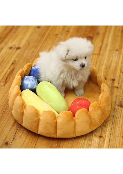 Meyve Tart M Meyve Tart Sevimli Köpek Kedi Yatak Pamuk Kek Rulo Şekilli Kediler Için Evcil Hayvan Sepeti Komik Yavru Kedi Yıkanabilir Uyku Mağarası Yuva Sıcak Rahat Yastık (Yurt Dışından) modelleri