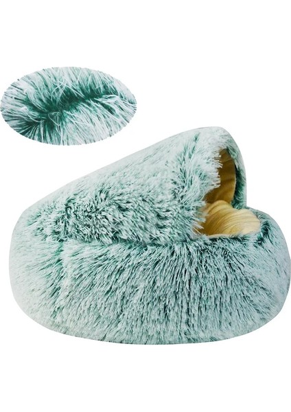 2 Koyu Gri 70CM Yeni Pet Yatak Kış Yumuşak ve Rahat Sıcak Kabuk Yarı-Kapalı Kedi Yatak Yuva Sevimli Pet Köpek Yatağı Köpek Kulübesi Kedi Uyku Tulumu Yastık (Yurt Dışından) modelleri