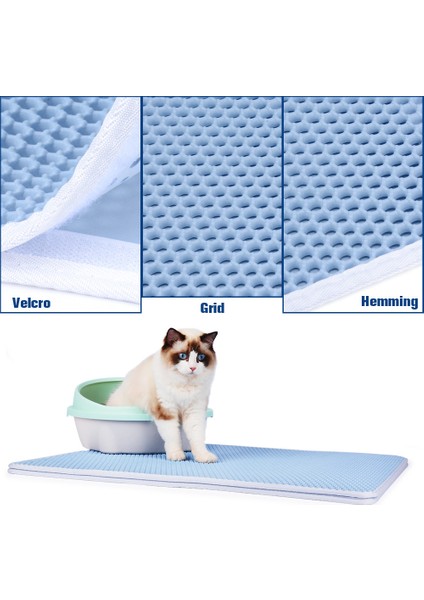 Bölünmüş Kırmızı 58X75 cm Renkli Kedi Kumu Mat Çift Katmanlı Kedi Evi Kediler Için Pet Yatak Mat Kaymaz Pedler Temiz Yıkanabilir Ev Evcil Hayvan Aksesuarları Su Geçirmez (Yurt Dışından) fırsatları