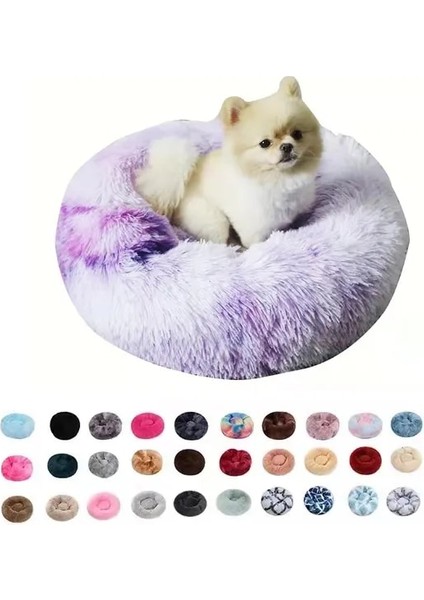 Haki XXS-25CM Tnly Uzun Peluş Kedi Yatak Evi Yavru Mat Kış Sıcak Uyku Kediler Yuva Yumuşak Uzun Peluş Köpek Sepeti Evcil Hayvan Yastığı Taşınabilir Evcil Hayvan Yatağı (Yurt Dışından)