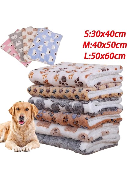 A5 L (50X60 Cm) Yumuşak Flanel Evcil Hayvan Battaniye Pedi Kalınlaşmış Pet Polar Yatak Mat Yavru Köpek Kedi Için Kanepe Yastık Sıcak Kediler Uyku Kapak Ev Halı (Yurt Dışından) fiyatları