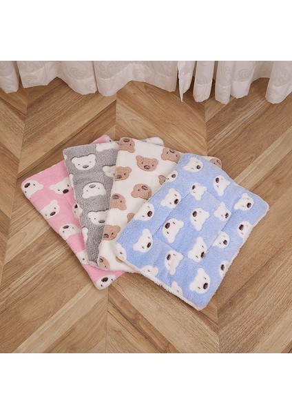 A5 L (50X60 Cm) Yumuşak Flanel Evcil Hayvan Battaniye Pedi Kalınlaşmış Pet Polar Yatak Mat Yavru Köpek Kedi Için Kanepe Yastık Sıcak Kediler Uyku Kapak Ev Halı (Yurt Dışından) fırsatları