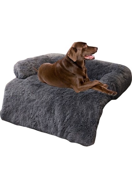 3027 Gri Xs 62X62X15 cm Kış Sıcak Köpek Kanepe Mat Kabarık Pet Yatak Uzun Peluş Kedi Paspaslar Köpekler Ev Mobilya Koruyucu Kedi Paspaslar Evcil Hayvanlar Yuva Yastık Sakinleştirici (Yurt Dışından) fiyatları
