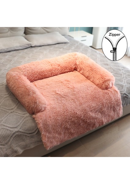 3027 Gri Xs 62X62X15 cm Kış Sıcak Köpek Kanepe Mat Kabarık Pet Yatak Uzun Peluş Kedi Paspaslar Köpekler Ev Mobilya Koruyucu Kedi Paspaslar Evcil Hayvanlar Yuva Yastık Sakinleştirici (Yurt Dışından) fırsatları