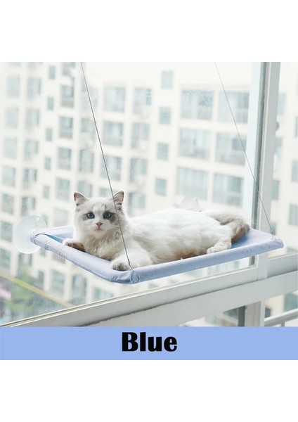 Mavi Sadece Kedi Yatak Kedi Evi Hamak Pencere Yatağı Kediler Için Yastık Asılı Pencere Yatağı Battaniye ile Ev Pet Nesk Malzemeleri Köpek Mat Uyku Aksesuarları (Yurt Dışından) fiyatları