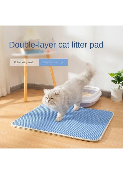 Kahve 45X60 cm Kedi Kumu Mat Çift Katmanlı Su Geçirmez Idrar Geçirmez Yakalama Mat Kolay Temizlenebilir Kaymaz Tuvalet Pedi Kedi Tırmalama Pedi Büyük Ayak Pedi (Yurt Dışından) modelleri