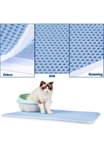 Bölünmüş Kırmızı 44X58 cm Renkli Kedi Kumu Mat Çift Katmanlı Kedi Evi Kediler Için Pet Yatak Mat Kaymaz Pedler Temiz Yıkanabilir Ev Evcil Hayvan Aksesuarları Su Geçirmez (Yurt Dışından) fırsatları