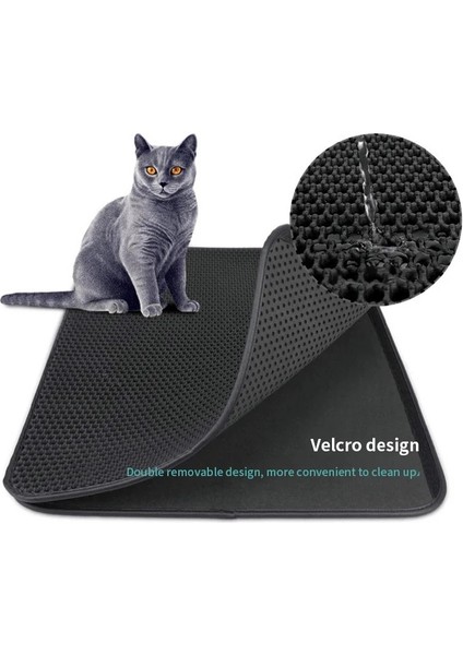 Çay Kahverengi 30X30 cm Çift Katmanlı Eva Kedi Kumu Pedi Su Geçirmez Kaymaz Kum Havzası Filtre Yavru Köpek Yıkanabilir Yatak Zemin Mat Pet Temiz Malzemeleri (Yurt Dışından) fiyatları