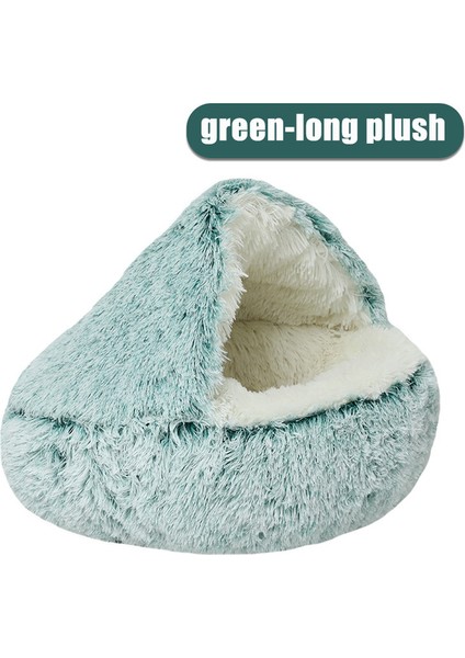 GWE008 60CM Yeni Yumuşak ve Rahat Sıcak Yarı-Kapalı Kedi Yatak Pet Kedi Yatağı Yarı-Kapalı Köpek Kulübesi Köpek Yatağı Uyku Koruma Artefaktı (Yurt Dışından)