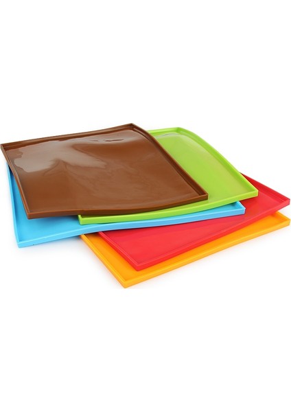 Kahve 26 cm x 31 cm Küçük Silikon Evcil Hayvan Besleme Matı Köpek Kaseleri Mat Pet Su Gıda Tutucu Kedi Besleme Yemek Kase Pedi (Yurt Dışından) modelleri