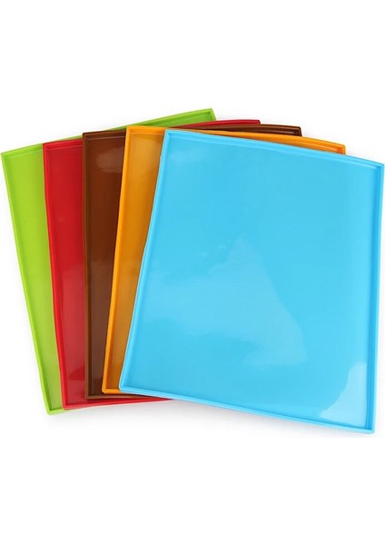 Kahve 26 cm x 31 cm Küçük Silikon Evcil Hayvan Besleme Matı Köpek Kaseleri Mat Pet Su Gıda Tutucu Kedi Besleme Yemek Kase Pedi (Yurt Dışından) fırsatları