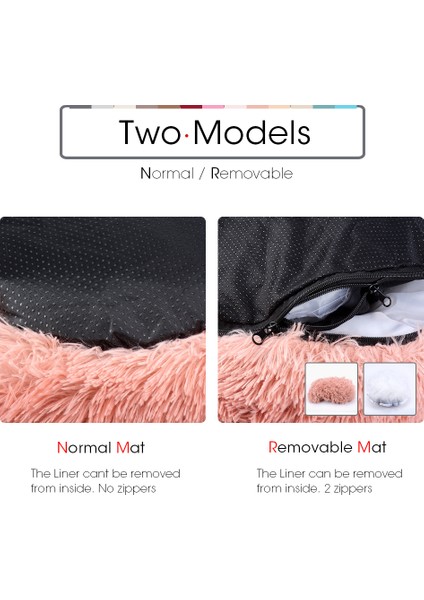 Koyu Yeşil 50 cm Uzun Peluş Pet Yatak Kedi Köpekler Için Süper Yumuşak Yatak Kulübesi Yuvarlak Kış Sıcak Uyku Köpek Yastık Mat Taşınabilir Kedi Köpek Yuva Yatağı (Yurt Dışından) fırsatları