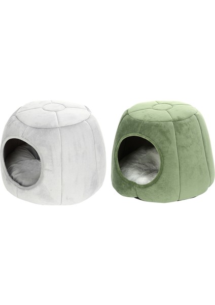 Gri Xs Gine Domuzları Yatak Hamster Kirpi Kış Yuvası Küçük Evcil Hayvan Sıcak Kafes Mağara Yatak Evi (Yurt Dışından) fiyatları