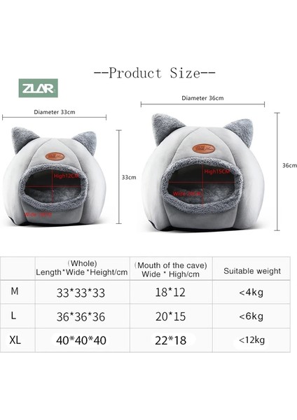 Xl 40X40X40CM Derin Uyku Kış Kedi Yatağı Küçük Mat Sepeti Kedi Evi Ürünleri Evcil Hayvan Çadırı Rahat Mağara Kedi Yatakları Kapalı Köpek Evcil Hayvan Malzemeleri Için (Yurt Dışından) modelleri