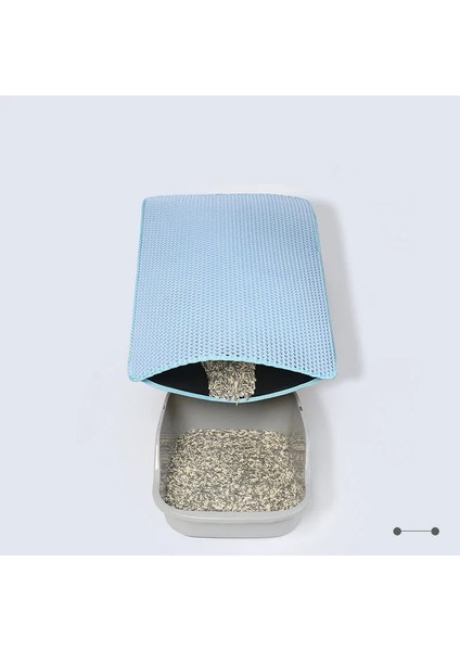 Mavi 55X70 cm Su Geçirmez Pet Kedi Kumu Matı Çift Katmanlı Pet Çöp Kutusu Mat Kaymaz Kedi Pedi Yıkanabilir Yatak Mat Temiz Pedi Evcil Hayvan Ürünleri (Yurt Dışından) indirimleri