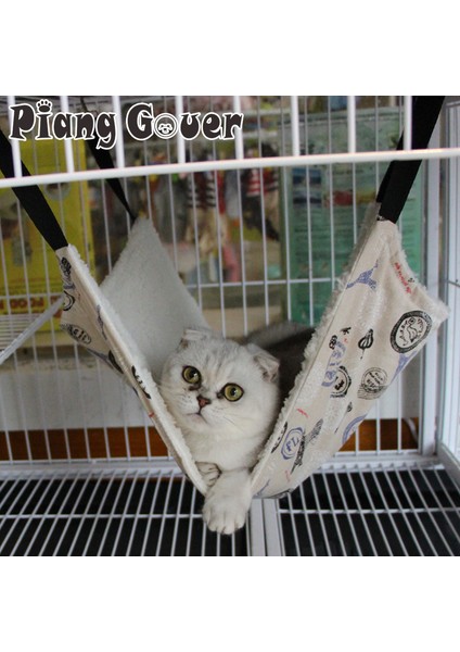 Kaplan S 27X27 cm Çok Küçük Karikatür Sıcak Asılı Kedi Yatak Mat Yumuşak Kediler Hamak Kış Hamak Pet Yavru Kafes Yatakları Kapak Yastık Çift Taraflı Kullanım (Yurt Dışından) fiyatları