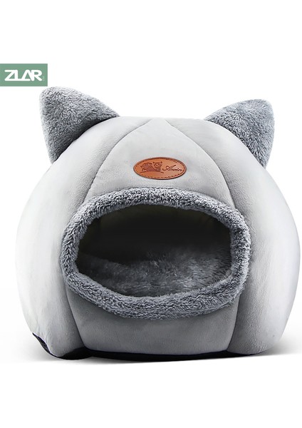 L 39X39X29CM Kış Sıcak Konfor Kedi Yatak Kedi Evi Yatak Kediler Köpek Yatakları Pet Küçük Mat Derin Uyku Mağarası Kapalı Kediler Aksesuarları Köpek Ürünleri (Yurt Dışından) modelleri