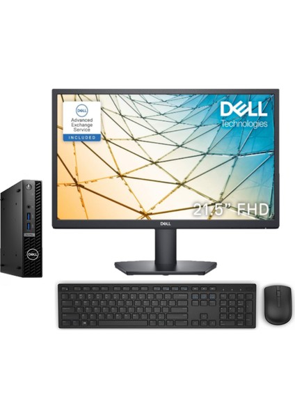 Optiplex 7010MFF Intel Core I5 13500T 32GB 256GB SSD Dell 21.5 Monitör WINDOWS11PRO Mini Masaüstübilgisayar NPN013O7010MFF17+ZETTAUSBBELLEK