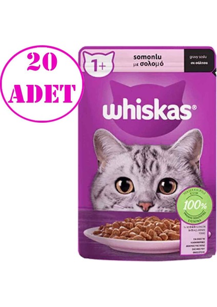 Somonlu Pouch Kedi Maması 85 gr 20 Ad