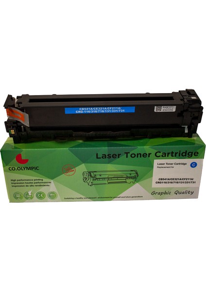 Canon CRG-731 I-Sensys MF623C MF8230  Uyumlu Mavi Toner 6271B002