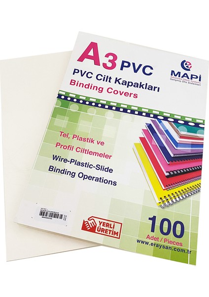 MAPİ-300M.A-3 Ppe Cilt Kapak Beyaz+Beyaz 100