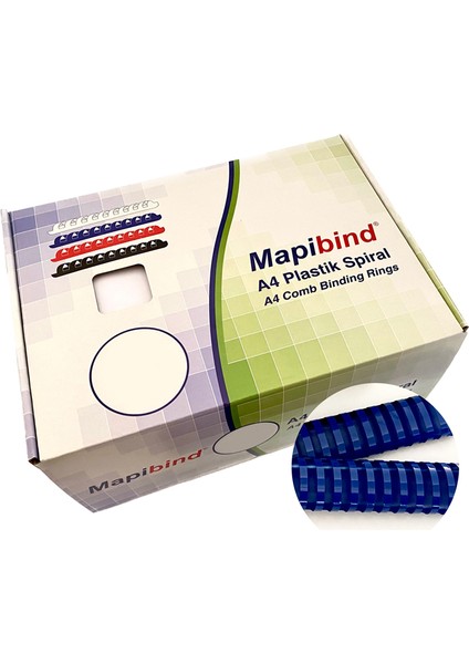 Mapibind 51MM Plastik Spiral LACİVERT50 Ad