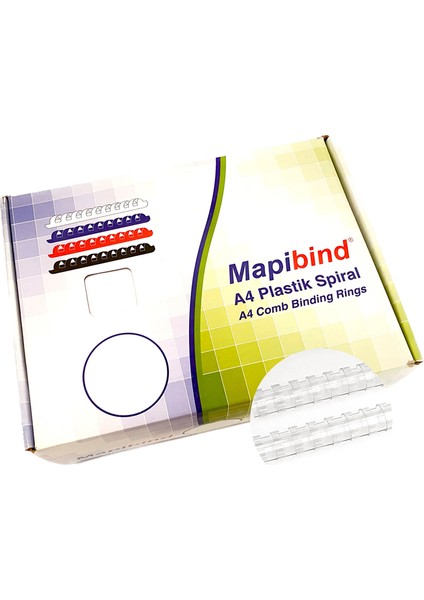 MAPİBİND-28MM.PLS.SPR.ŞEFFAF 50