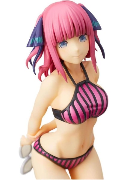 Anime The Quintessential Quintuplets Nino Nakano Nakano Eşsiz Beşizler Karakter Figür Oyuncak Standlı Biblo