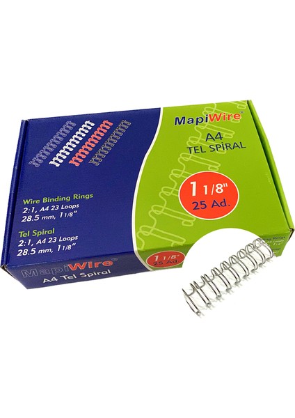 Mapiwire 1 1/8 Kutu Tel Transp 25 Ad.