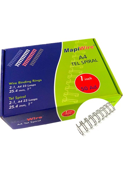 Mapiwire 1 Inch Kutu Tel Transpn 50 Ad.