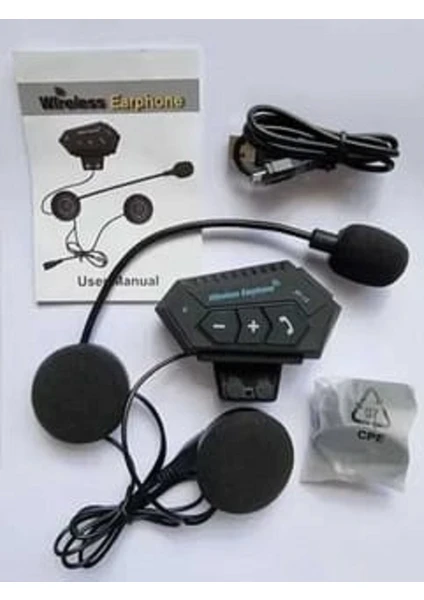 BT12 Motosiklet Interkom Bluetooth Kulaklık