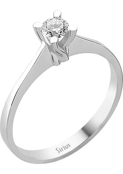 0,22 Karat Pırlanta Tektaş Yüzük 0424R0011