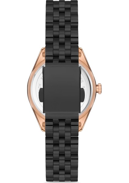 Kadın Siyah Renk Taşlı Kol Saati + Güvenceli Bileklik Hediyeli modelleri