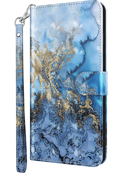 Xiaomi Redmi Için Not 11 5g (Çin) (Mediatek)/not 11T 5g/not 11S 5g 3D Desen Baskı Manyetik Pu Cüzdan Stand Kitap Kapağı Strap-Bauhinia Vadisi (Yurt Dışından)
