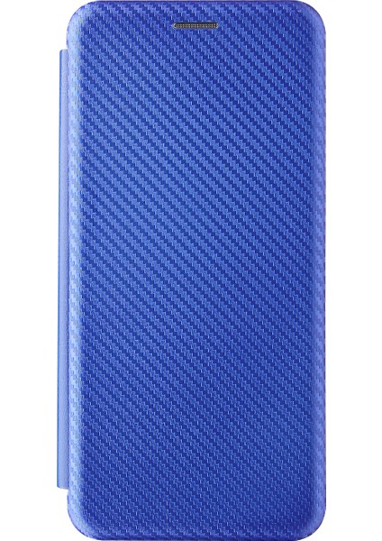 Otomatik Emilmiş Stand Karbon Fiber Doku Xiaomi Redmi K40 Pro/redmi K40/REDMI K40 Pro+/mi 11I/POCO F3-Blue Için (Yurt Dışından)
