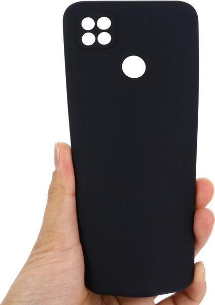 Xiaomi Redmi Için Telefon Kılıfı 10A 4g/9c/9c Nfc Düşme Geçirmez Sıvı Silikon+Yumuşak Astar Koruyucu Arka Kapak Kayış-Siyah (Yurt Dışından) modelleri