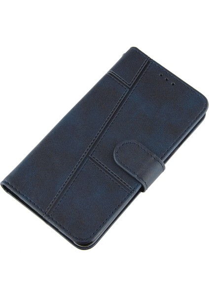 Cüzdanlı Deri Telefon Kapağı Kılıfı Cüzdan Standı Xiaomi Redmi Note 9s/9 Pro/9 Pro Max-Blue (Yurt Dışından) fiyatları