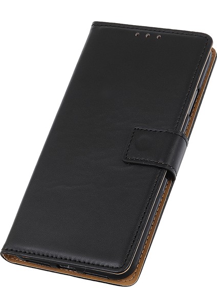 Xiaomi Redmi 9/9c Nfc Için Pu Deri Cüzdan Telefon Kılıfı, Stand Özellik Flip Koruyucu Kapak Black (Yurt Dışından)