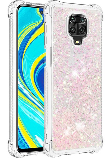 Xiaomi Redmi Için Dinamik Quicksand Tpu Kapağı Not 9s/note 9 Pro/9 Pro Max-Pink (Yurt Dışından) modelleri
