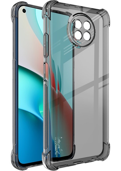 Xiaomi Redmi Için Ipeksi Yumuşak Tpu Kabuk Kılıfı Not 9 5g/not 9t 5g Ekran Film-Şeffaf Siyah (Yurt Dışından)