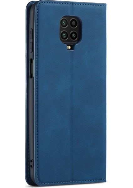 Xiaomi Redmi Için Ipeksi Dokunmatik Deri Kasa Not 9 Pro/not 9 Pro Max/note 9s-Blue (Yurt Dışından) modelleri