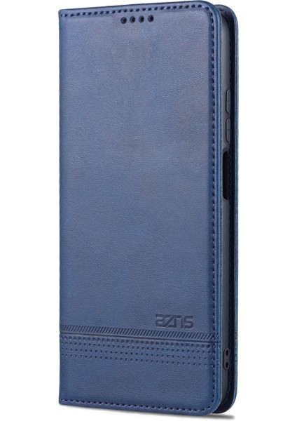 Anti-Fall Iyi Korunmuş Otomatik Emici Cüzdan Tasarımı Pu Deri Telefon Standı Kapak Kasası Xiaomi Redmi Note 11 Pro 5g (Çin) (Mediatek)/11 Pro+ 5g-Mavi (Yurt Dışından) fiyatları