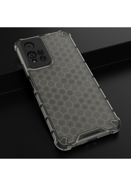Xiaomi Redmi Için Note 11 Pro+ 5g/11 Pro 5g (Çin) (Mediatek) Tpu+ Pc Telefon Kapağı Çekmeye Dayanıklı Petek Deseni Şok Geçirmez Telefon Vaka-Grey (Yurt Dışından) fırsatları