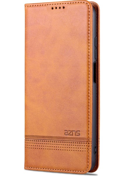 Anti-Fall Iyi Korunmuş Otomatik Emici Cüzdan Tasarımı Pu Deri Telefon Standı Kapak Kasası Xiaomi Redmi Note 11 Pro 5g (Çin) (Mediatek)/11 Pro+ 5g-Brown (Yurt Dışından) fiyatları