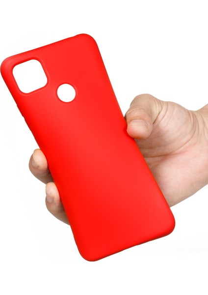 Xiaomi Redmi 9c/9c Nfc-Red Için Sıvı Silikon Telefon Kapak Kılıfı (Yurt Dışından)