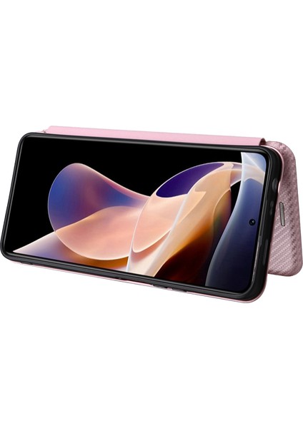 Xiaomi Redmi Için Note 11 Pro 5g (Çin) (Mediatek)/11 Pro+ 5g Karbon Fiber Doku Anti-Çizelge Karşıtı Otomatik Absorlanmış Manyetik Kapatma Halkası Deri Deri Stand Telefon Kılıfı Altın (Yurt Dışından) fırsatları
