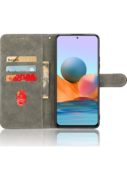 Xiaomi Redmi Için Note 10 Pro 4g (Global)/(Hindistan)/note 10 Pro Max 4g Rfıd Engelleme Pu Deri Stand Vaka Telefon Cüzdan Kapak-Doğru (Yurt Dışından)